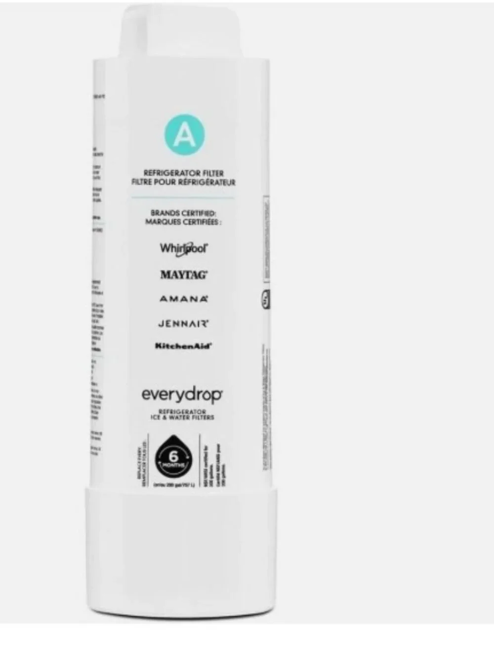 EveryDrop Filter A Refrigerator Ice & Water Filter EDR3RXD1 (Filter 3) – Genuine
